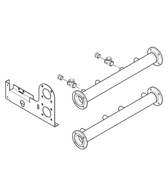 Blok hydr. DN 65 rozszerzenie 2/4 kotły