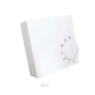 SALUS przewodowy, natynkowy, elektroniczny regulator temperatury z pokrętłem RT10, dobowy, 230 V