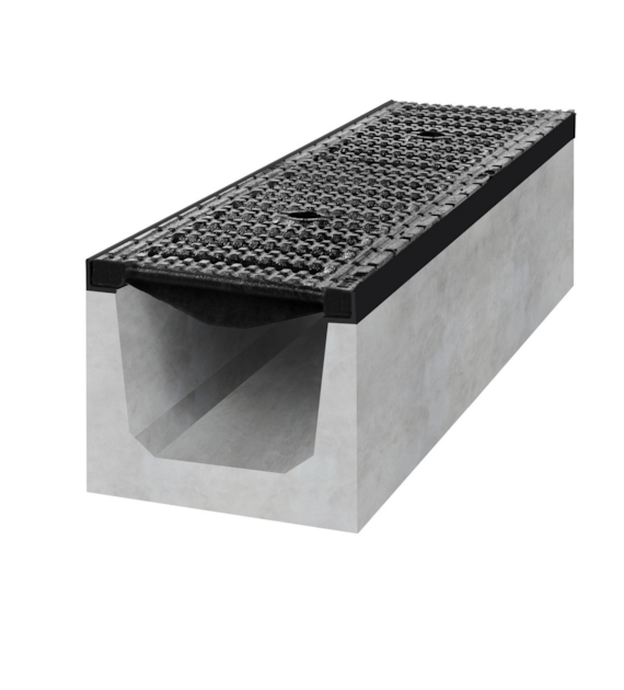 Korytko betonowe ruszt żeliwny 1m 250x300mm klasa D400 BIELBET