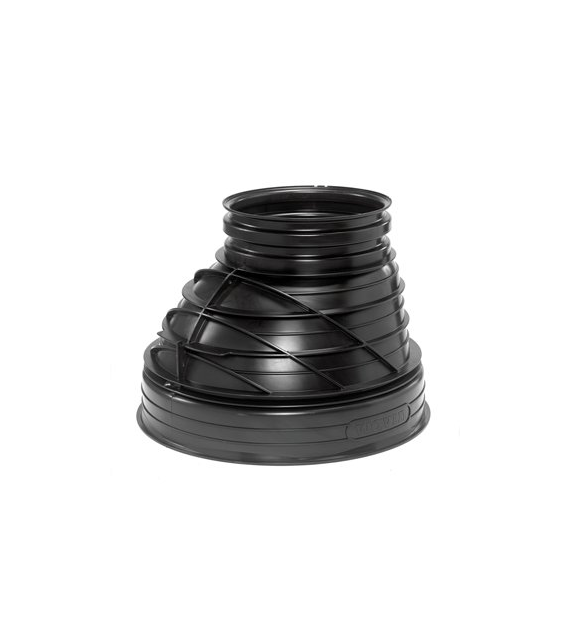 Stożek PP dn 1000x600mm 1-kielichowy, bez uszczelki, kolor czarny (Tegra 1000) WAVIN