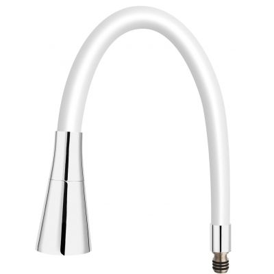 Wylewka Elastico II biała do baterii ZUMBA FERRO