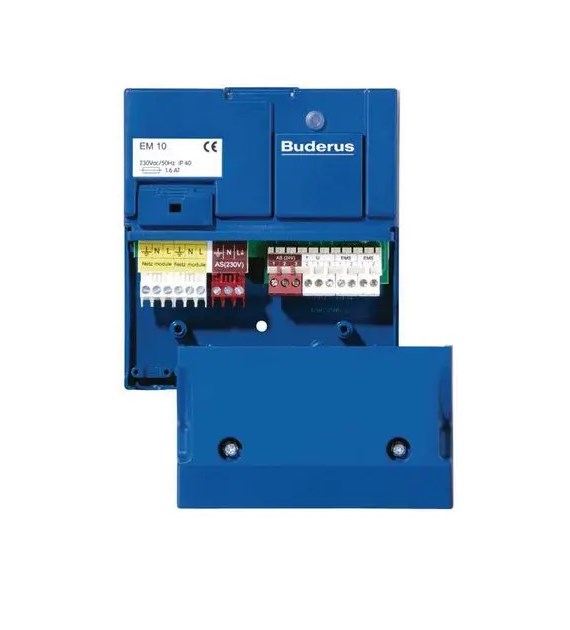 EM10 moduł zgłoszenia usterek lub sterowanie kotłem za pomocą zewnętrznego sygnału napięciowego 0-10 VDC BUDERUS