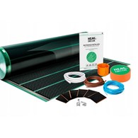 Zestaw folii grzewczej HD-G 140 W/m2, szer. 100 cm - BEZ TERMOSTATU - konektor BX - 8m2 HEAT DECOR