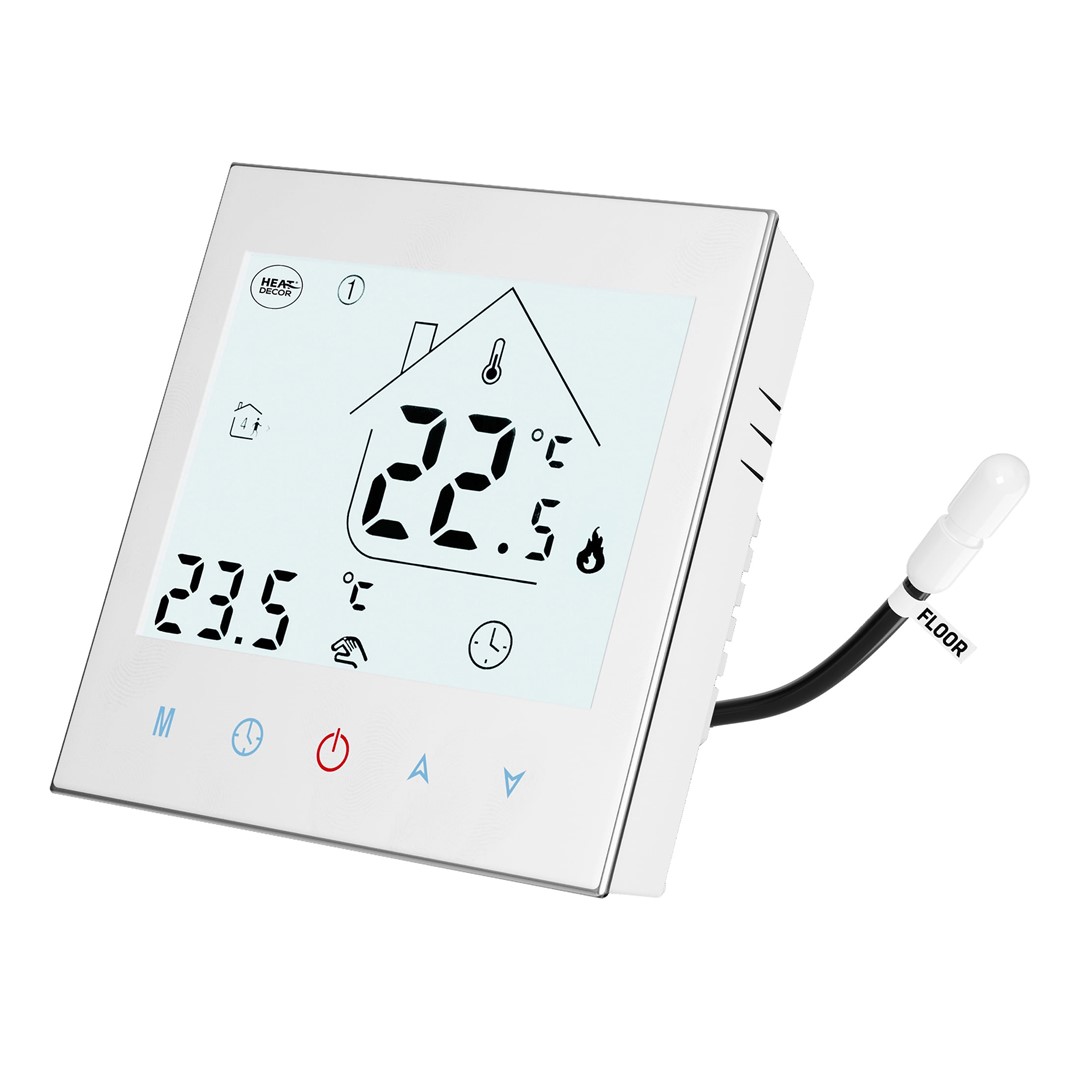 Termostat programowalny HD-T1000.W - biały HEAT DECOR