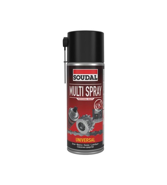 Multi spray 400ml uniwersalny smarująco-zabezpieczający 123761 SOUDAL