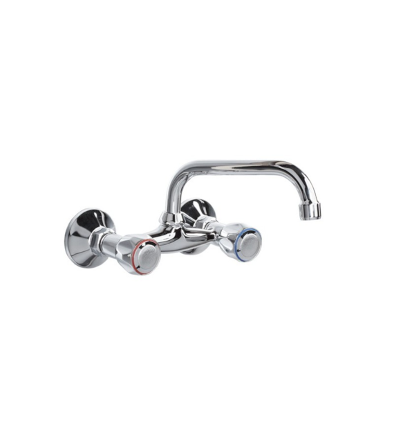 Bateria umywalkowa ścienna CHROM CLASS VALVEX