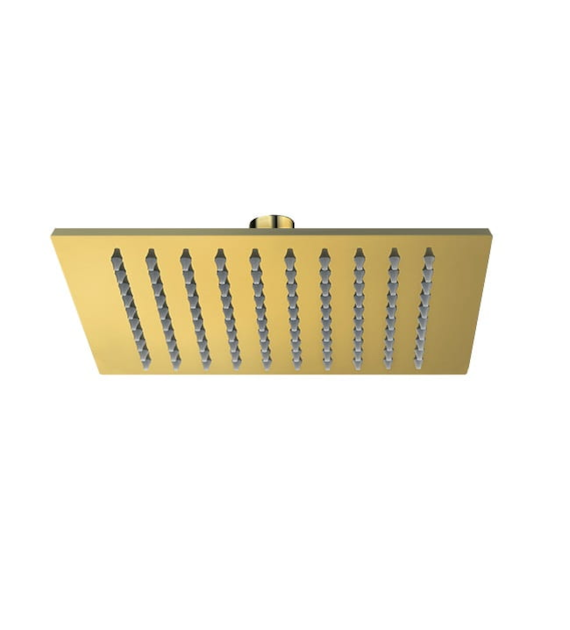 CARRÉ GOLD Głowica prysznicowa 250x250 VALVEX