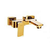 LOFT GOLD Bateria wannowa ścienna VALVEX