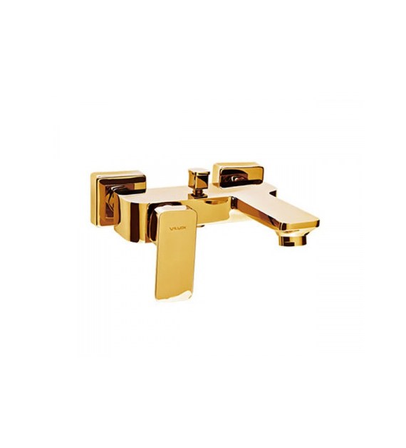 LOFT GOLD Bateria wannowa ścienna VALVEX