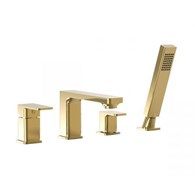 LOFT GOLD Bateria wannowa 4-otworowa stojąca VALVEX