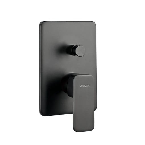 LOFT BLACK Bateria wannowo-natryskowa podtynkowa VALVEX