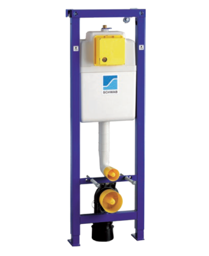 Stelaż podtynkowy WC DUPLO 380 WĄSKI 38cm SCHWAB