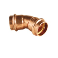 Gaz Łuk 45o Dwukielichowy 54mm IBP