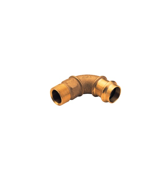 Gaz Łuk 90o z  gwintem (GZ) 22 x 3/4  IBP