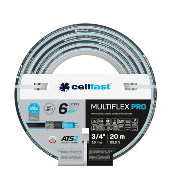 Wąż ogrodowy MULTIFLEX ATS V 3/4 20MB CELLFAST