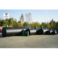 Zbiornik szczelny (szambo) 10m3 HDPE Z, długość 3.6m, średnica 2.0m WOBET HYDRET