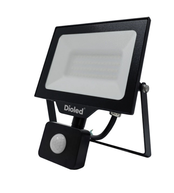 Naświetlacz LED ATRIA 50W 6500K 4250lm czujnik ruchu IP44 Dioled