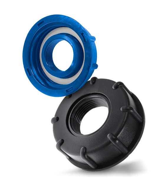 Nakrętka do zbiornika IBC 2 x 3/4  ( DN50 x DN20 ) mauzer DES