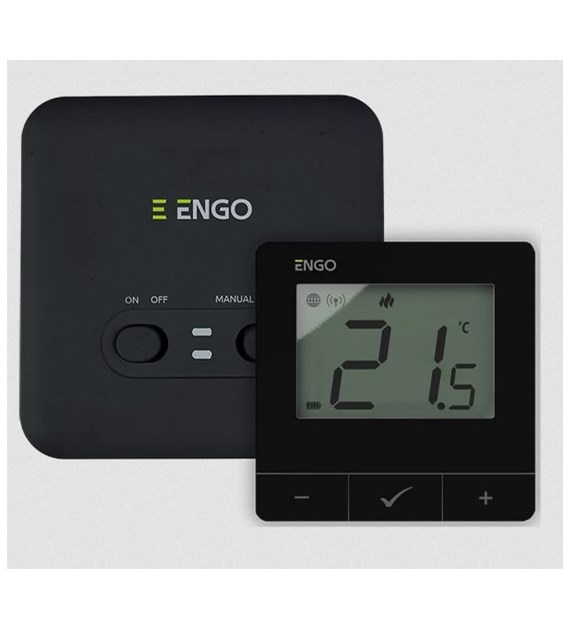 Internetowy, bezprzewodowy regulator temperatury, Wi-Fi, E20i-BW,CZARNY ENGO