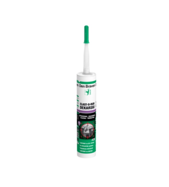 Uszczelniacz dekarski 280ml ELAST-O-RUB BRĄZ DEN BRAVEN
