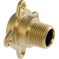 Mufa mosiężna z kołnierzem Rp 1/2  x Rp 1/2  GW TECE