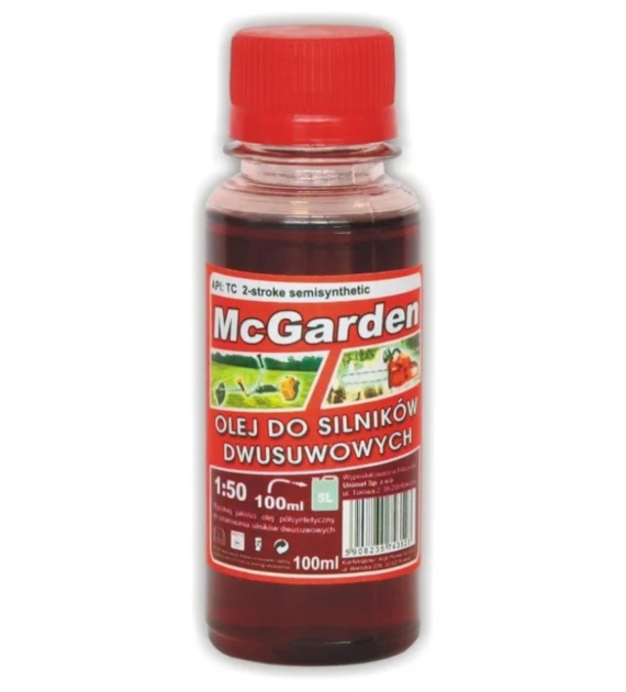Olej do mieszanki silników 2-sumowych 100ml McGarden