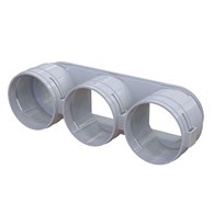 Moduł przyłączeniowy z króćcami 3x75 mm VENTS