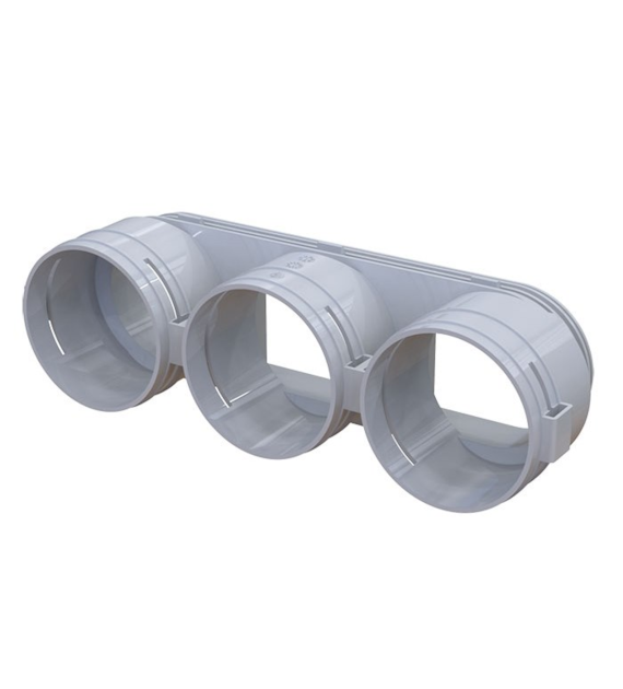 Moduł przyłączeniowy z króćcami 3x75 mm VENTS