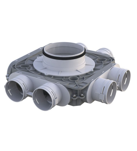 Rozdzielacz 6- króćcowy, 6x75/160 mm FlexiVent VENTS
