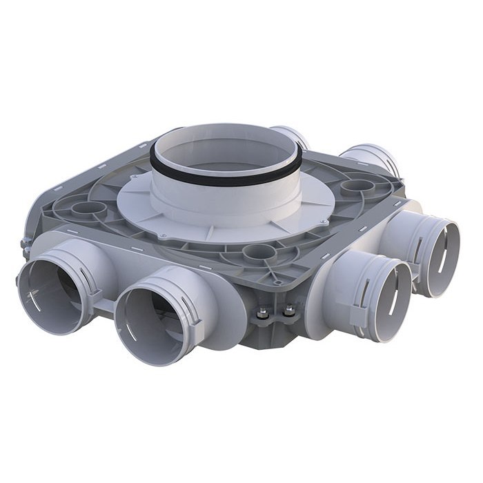 Rozdzielacz 6- króćcowy, 6x75/160 mm FlexiVent VENTS