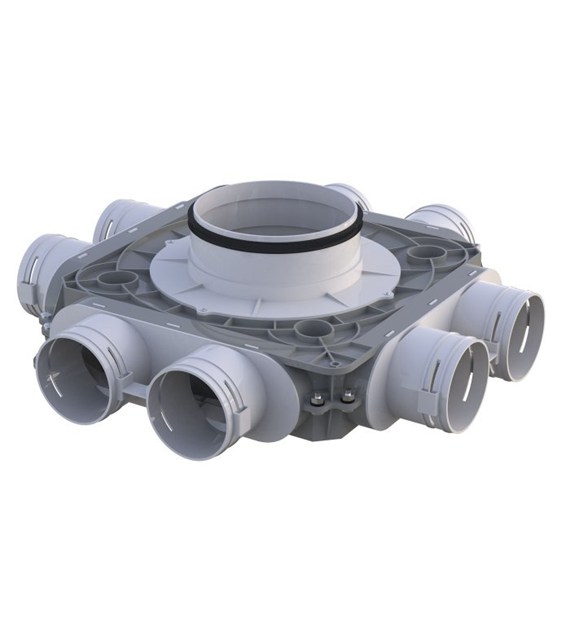 Rozdzielacz 8- króćcowy, 8x75/160 mm FlexiVent VENTS