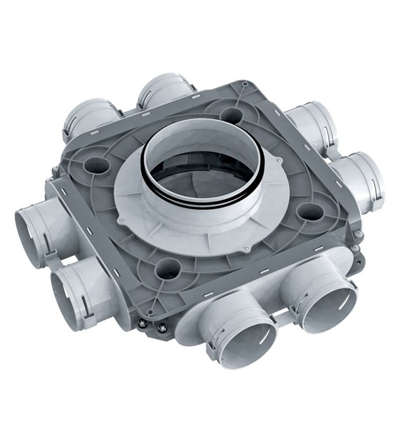 Rozdzielacz 8- króćcowy, 8x75/200 mm FlexiVent VENTS