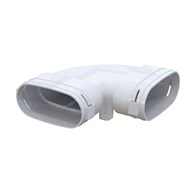 Kolano poziome 90 stopni do systemu płaskiego 52x117 mm VENTS