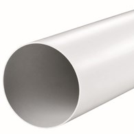 Kanał okrągły fi 125 mm, długość 0,5 mb, biały VENTS