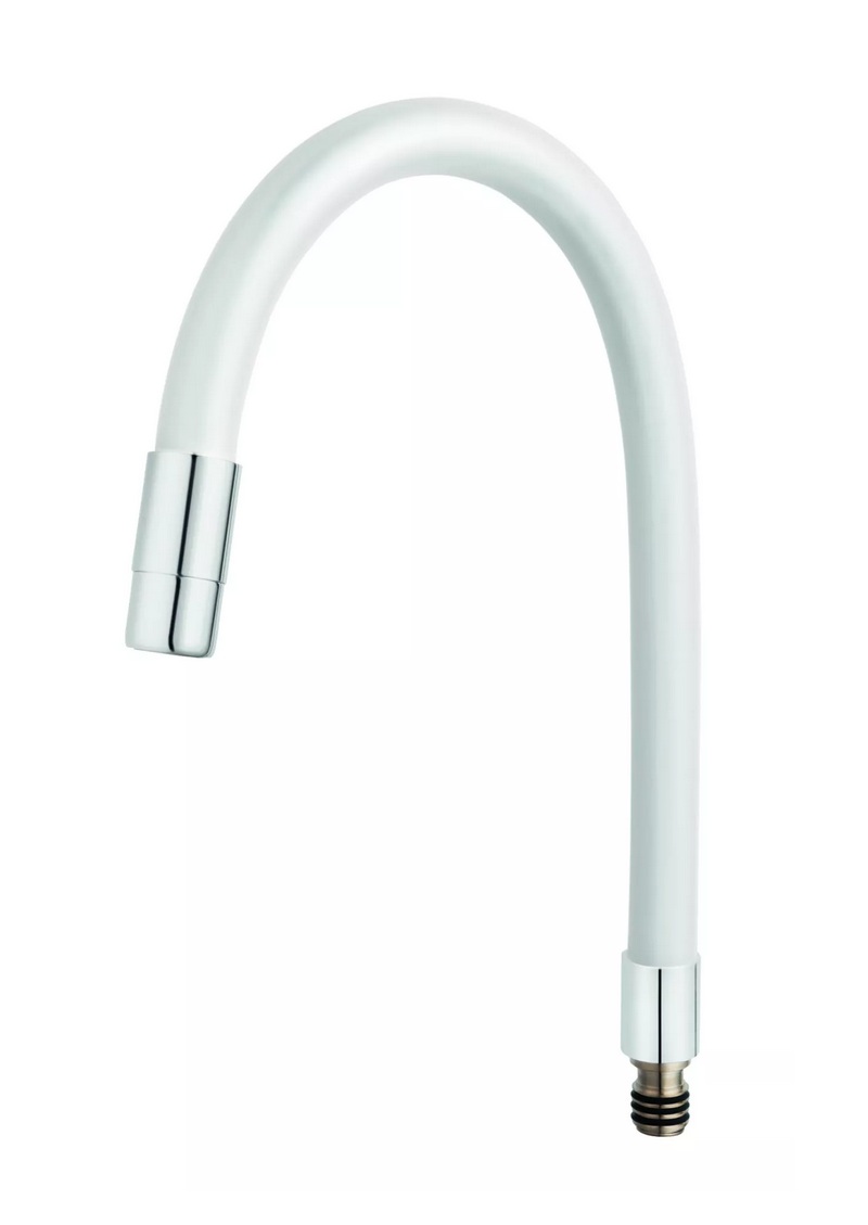 Wylewka Elastico biała do baterii ZUMBA FERRO