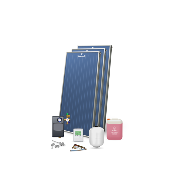 Zestaw solarny 3x KSG 21 GT (pakiet instalacyjny Al, bez
wymiennika c.w.u.) GALMET