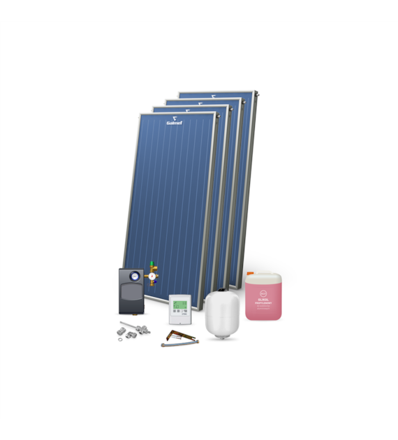 Zestaw solarny 4x KSG 21 GT (pakiet instalacyjny Al, bez
wymiennika c.w.u.) GALMET