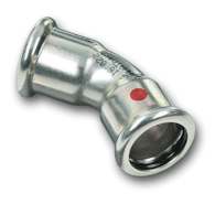 Kolano, łuk 45° Steel - 35x35 SanhaTherm 24000 SANHA