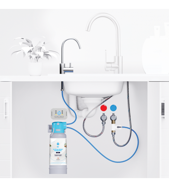 Przepływowy system filtrujący FLOW COMFORT + bateria jedno drożna DAFI