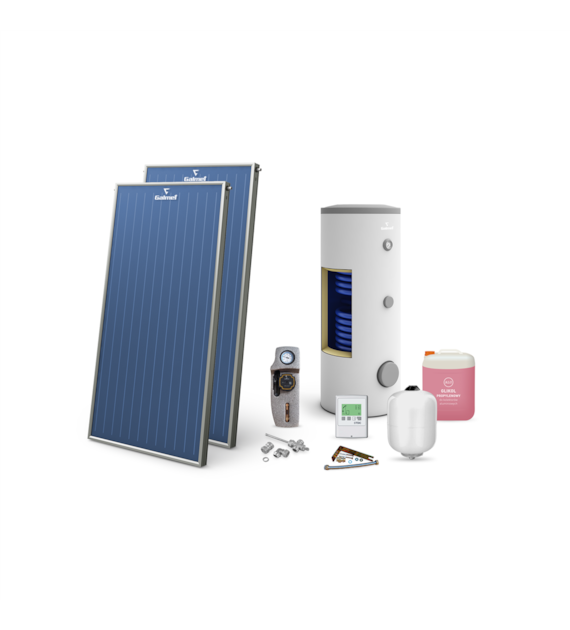 Premium  AL 2x KSG 21 GT, pakiet instalacyjny Al, wymiennik c.w.u. SGW(S)B Tower Biwal 250 GALMET
