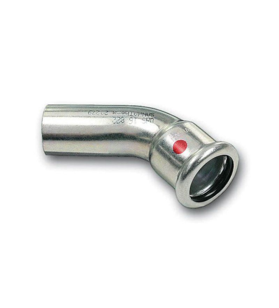Kolano, łuk 45° Steel - 22x22 SanhaTherm 24000 SANHA