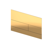 Przycisk spłukujący podwójny do WC TECEsquare II 220 x 150 x 3 mm z powłoką PVD z metalu złoty optyczny połysk
