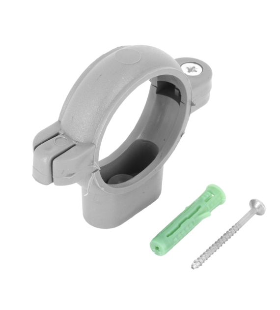 Uchwyt plastikowy 50 PCV SZARY DES