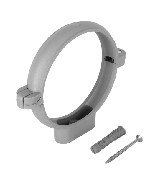 Uchwyt plastikowy 110 PCV SZARY DES