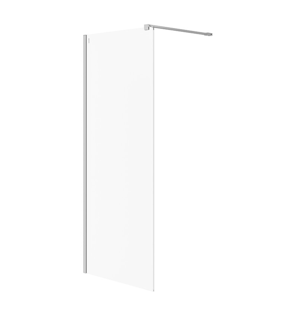 Kabina Prysznicowa Walk-In Mille Chrom 80x200 Szkło Transparentne MILLE CERSANIT