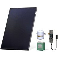 Zestaw solarny Komfort HX00-1KS2600.X001 Zestaw solarny Komfort  dla 1-3 osób: kolektor słoneczny KS2600 (1 szt.), zespół pompowy ALEX HX10 MS (ze sterownikiem MiniSOL) HEWALEX