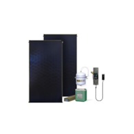 Zestaw solarny Komfort HX00-2KS2600.X009 Zestaw solarny Komfort dla 4-5 osób: kolektor słoneczny KS2600 (2 szt.), zespół pompowy ALEX HX10 MS (ze sterownikiem MiniSOL)