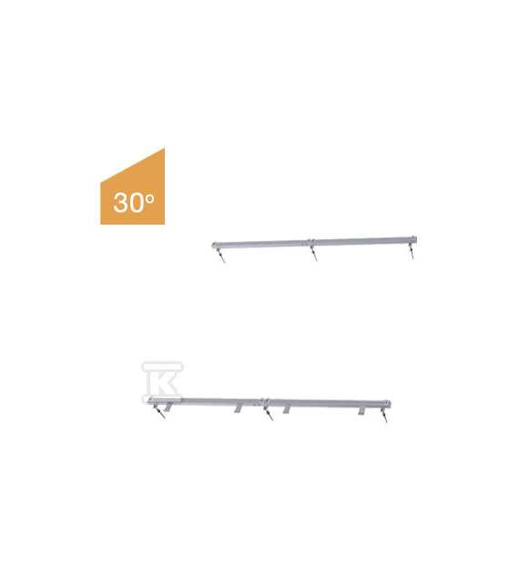 Uchwyt KS2100-2B-S250.U201 Uchwyt na dach nachylony od 30° – śruba dwugwintowa S250 HEWALEX