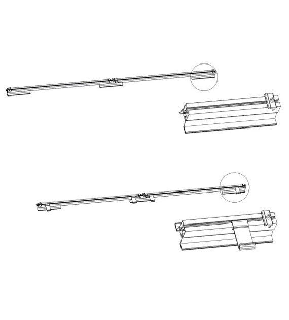 Uchwyt KS2100-2B-T300.U301 Uchwyt na dach nachylony od 30° – trapez T300