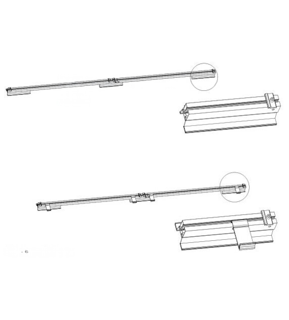 Uchwyt KS2100-3-T300.U302 Uchwyt na dach nachylony od 30° – trapez T300 HEWALEX
